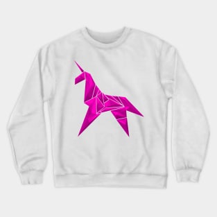 Low-poly Unicorn Crewneck Sweatshirt